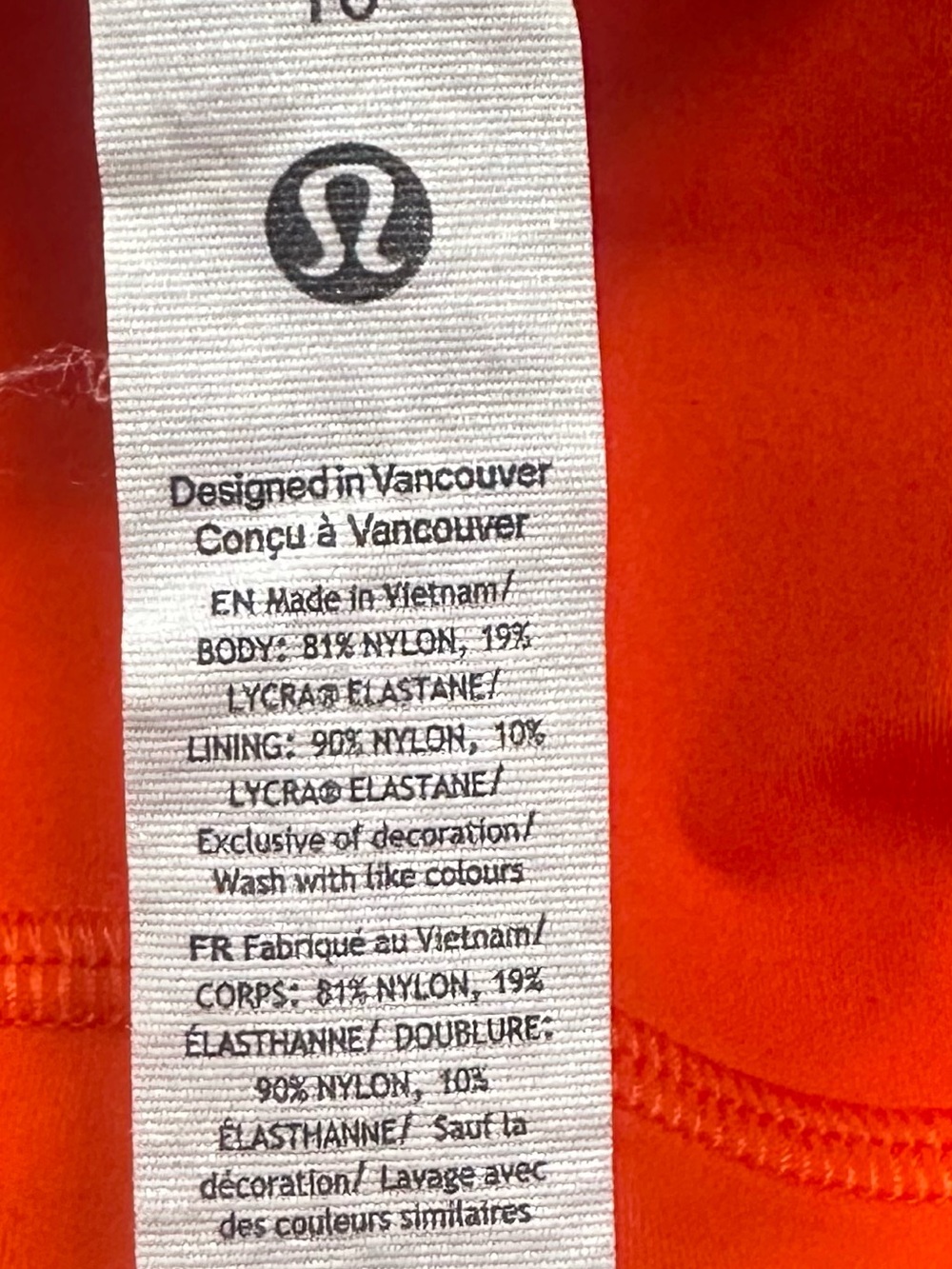 lululemon athletica Orange Active Leggings - Picture 4 of 5